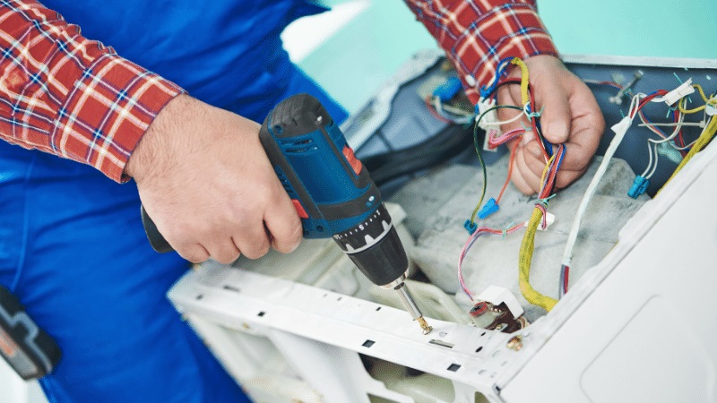 Etimesgut Arçelik Arçelik çamaşır makinesi kart tamiri – Su almama arızası orijinal parça ile giderildi. - Teknik servis örneği