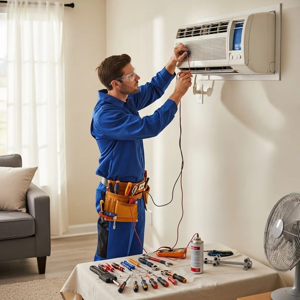 Etimesgut Arçelik Arçelik klima gaz dolumu ve bakım – Enerji verimliliği artırıldı. - Teknik servis örneği